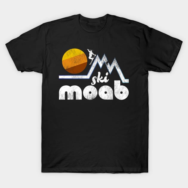 Retro Ski Moab T-Shirt by darklordpug